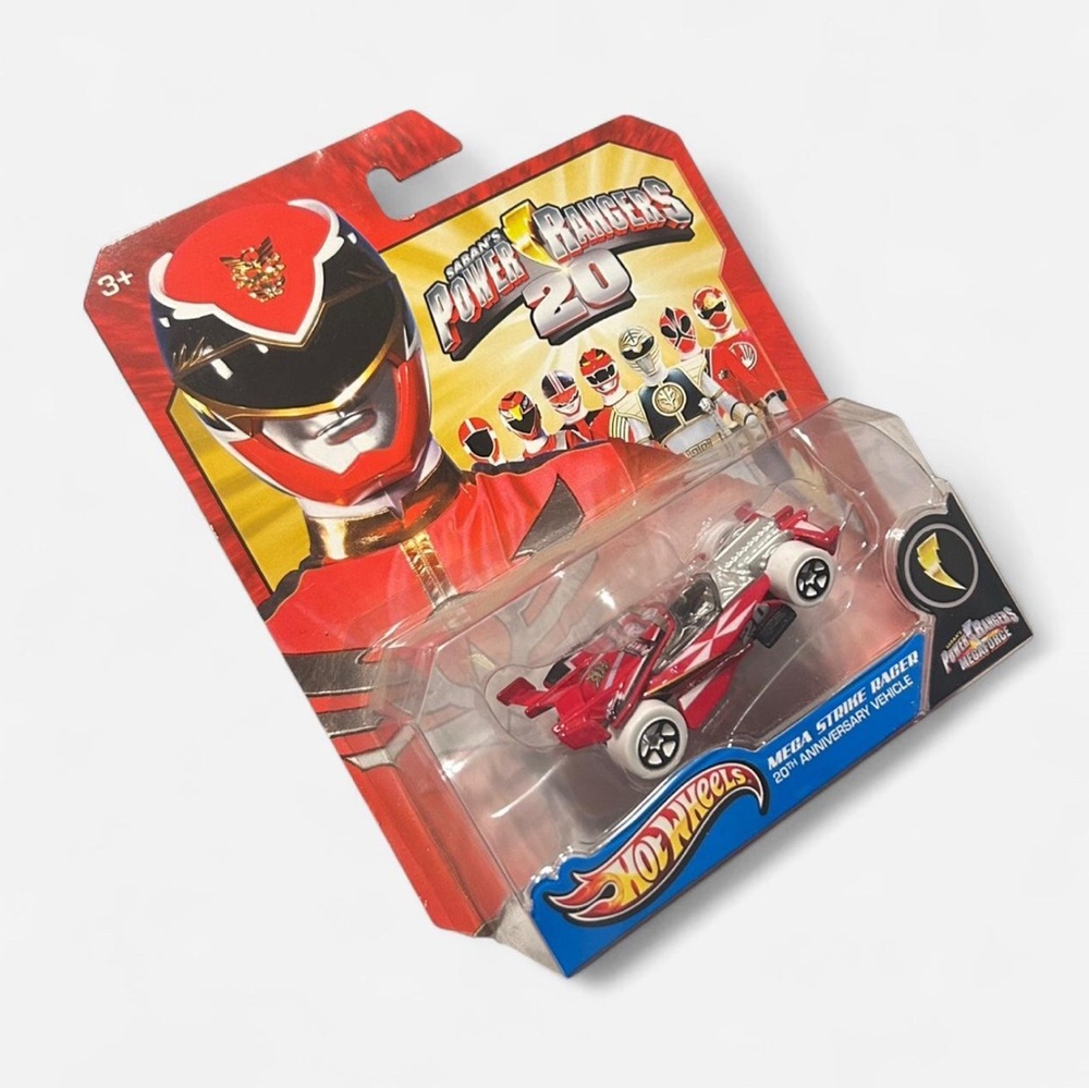 HOT WHEELS Power Rangers Mega Strike Racer 20th Anniversary Vehicle Megaforce